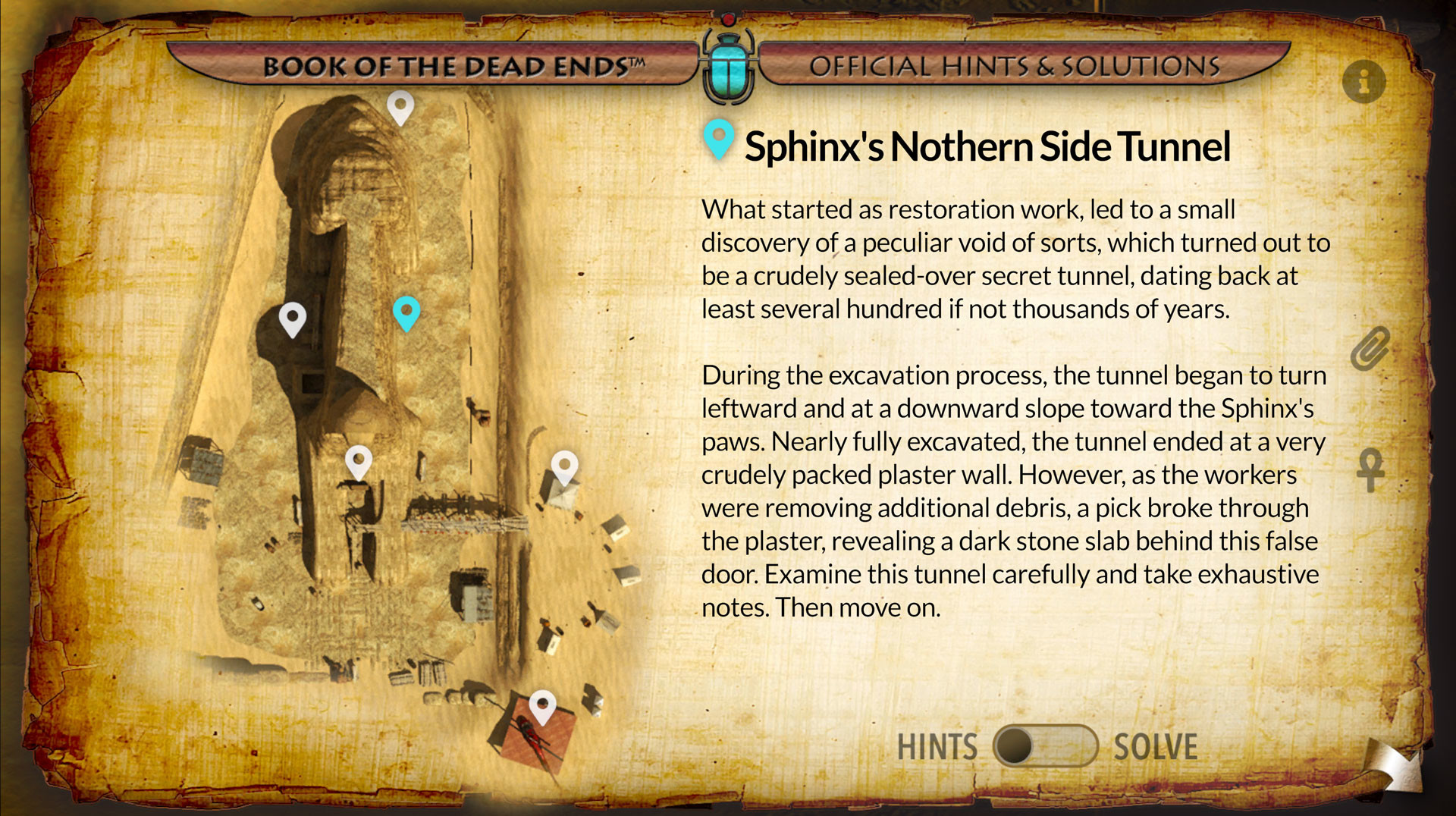 Riddle of the Sphinx™ (DCL) Book of the Dead Ends™ (in-game hints+solutions)