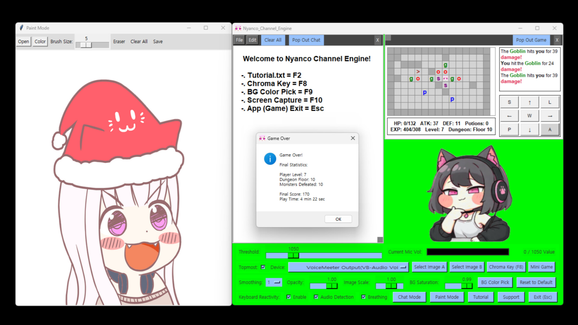 Nyanco Channel Engine