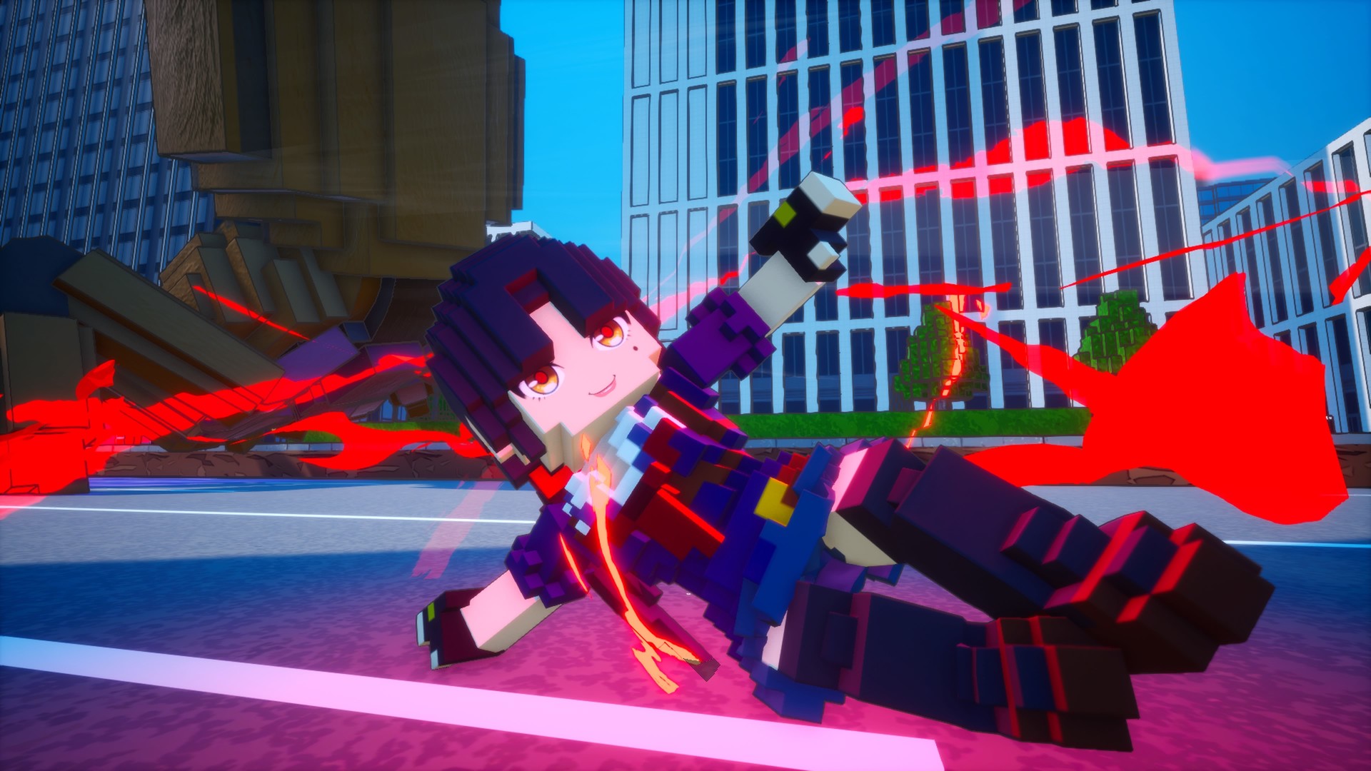 EARTH DEFENSE FORCE: WORLD BROTHERS - Saki, the Crazed Little Sister Swordswoman from 