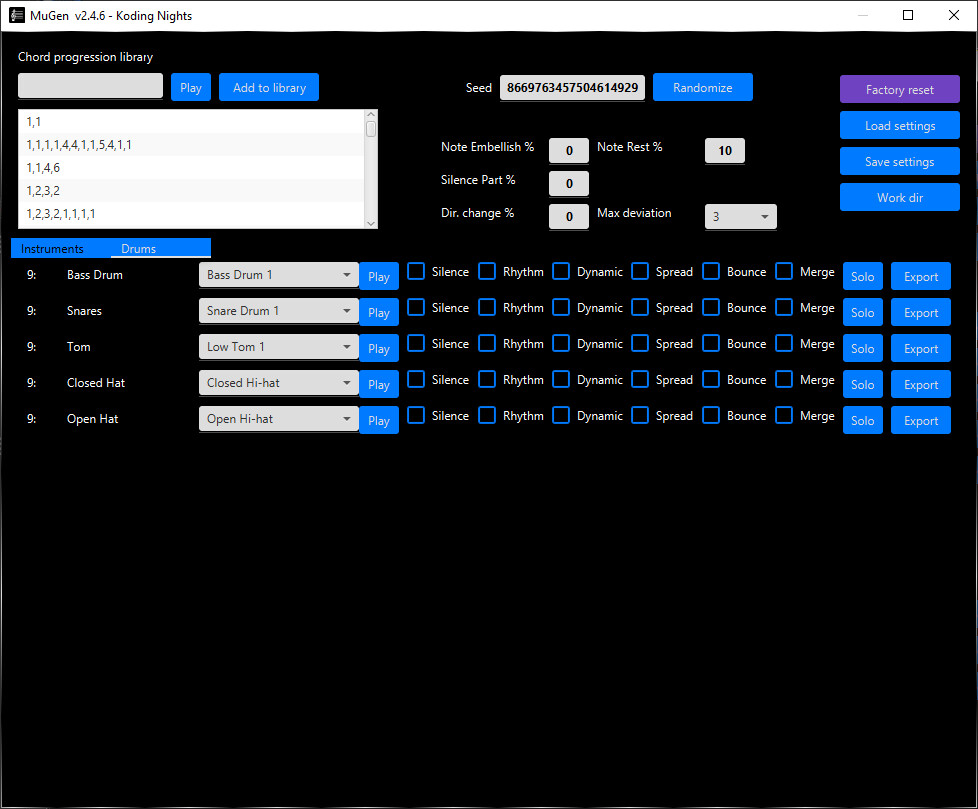 MuGen - The Music Generator