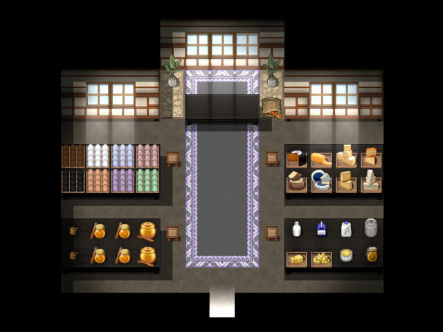 RPG Maker MZ - KR Fantasy Market - Grocery Tileset
