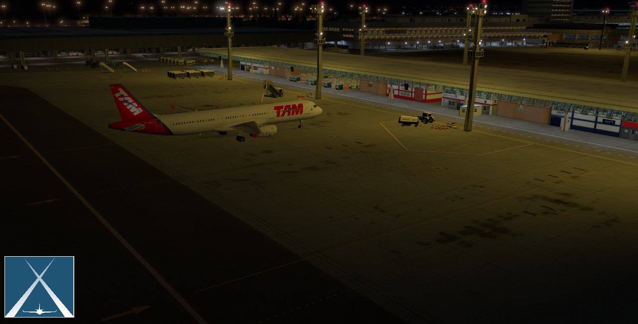 X-Plane 11 - Add-on: Globall Art - SBGR - São Paulo - Guarulhos International Airport