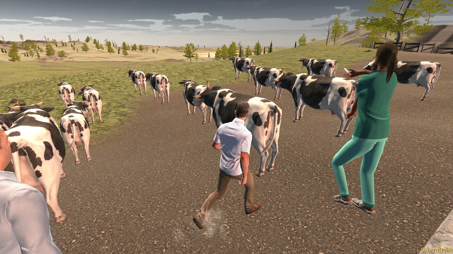 Directly Drink Milk from Cow　【直に牛乳を飲め】