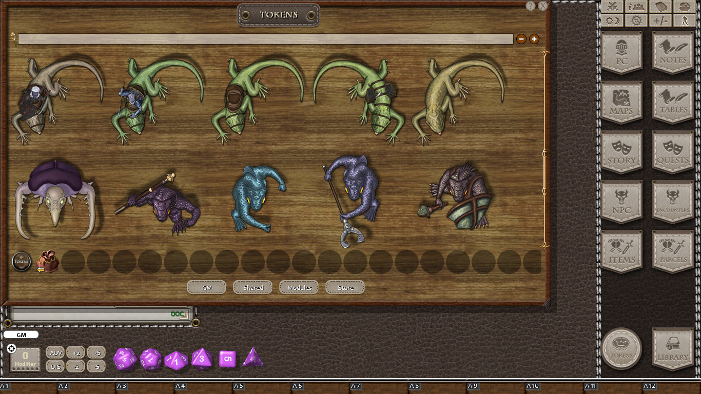 Fantasy Grounds - Jans Token Pack 08 - Under the Dark 2
