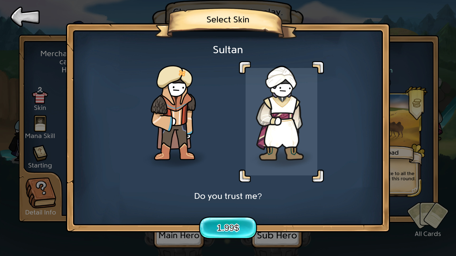 3 Minute Heroes - Sultan (Merchant Skin)