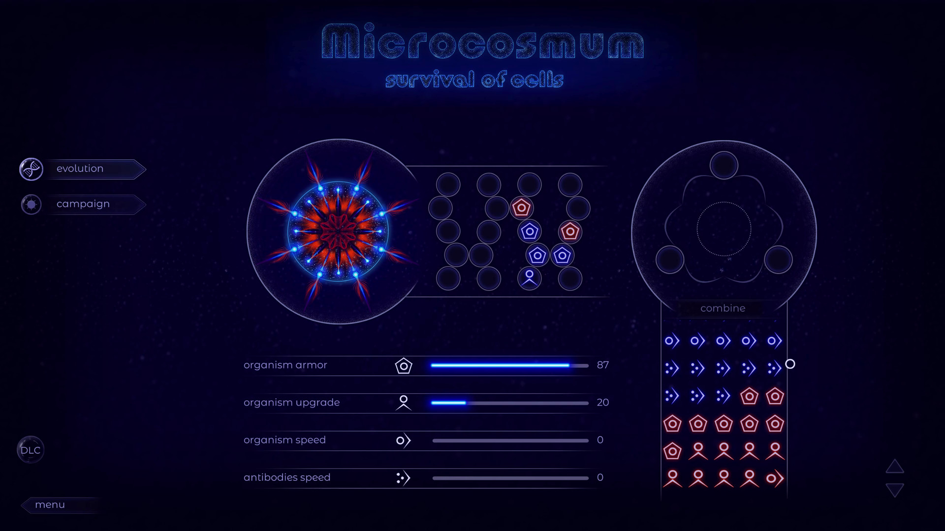 Microcosmum: survival of cells