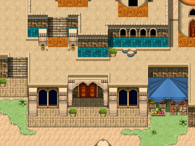 RPG Maker MZ - KR Desert Kingdom Tileset