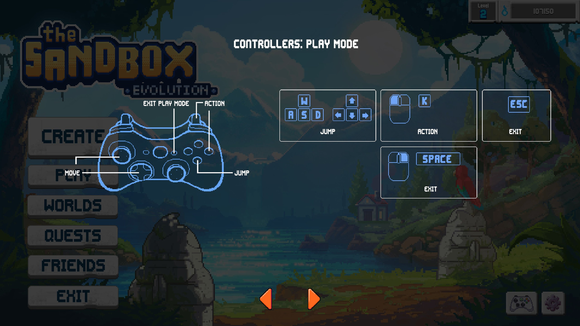 The Sandbox Evolution - Craft a 2D Pixel Universe!