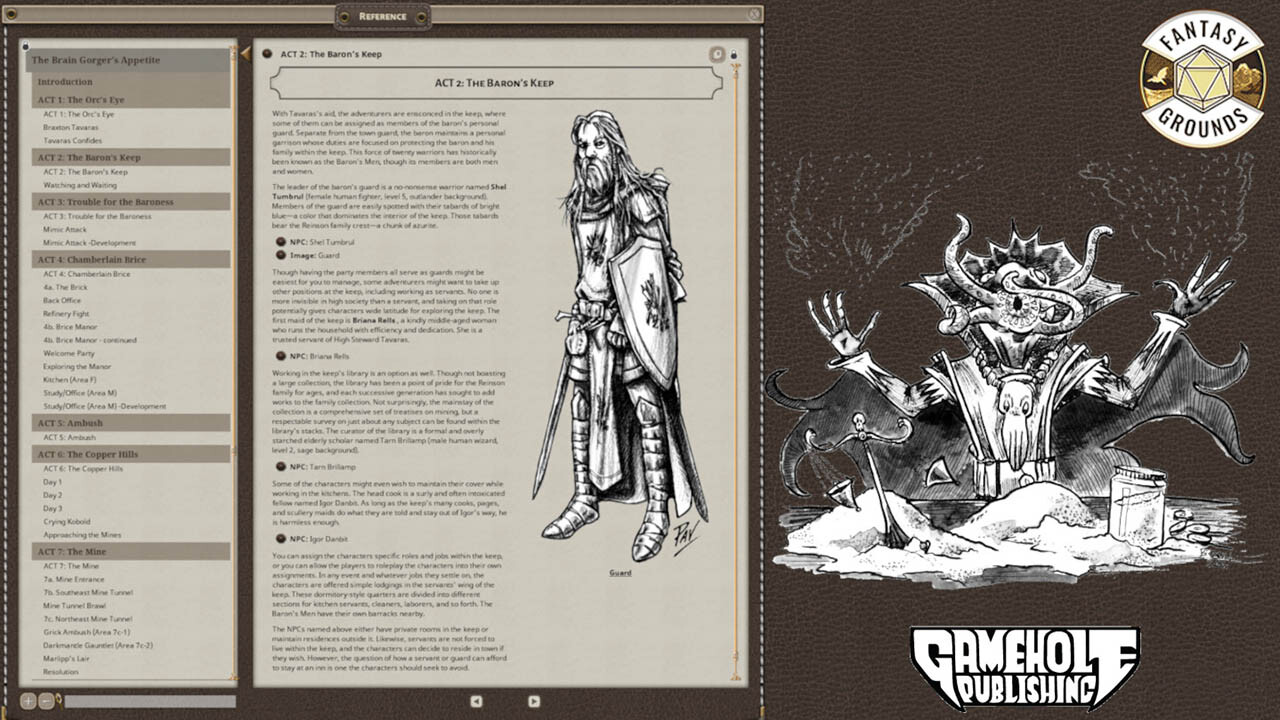 Fantasy Grounds - The Brain Gorger's Appetite (5E)