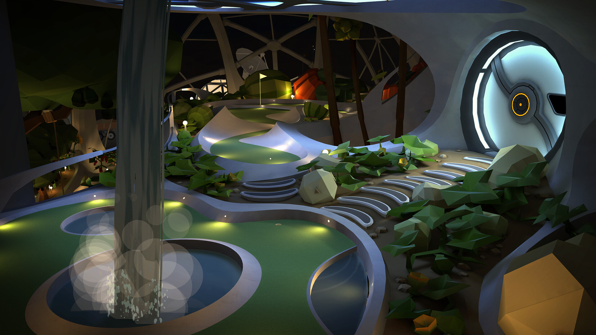 Walkabout Mini Golf: Mars Gardens