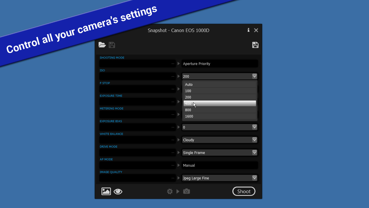 Snapshot - DSLR Camera Control