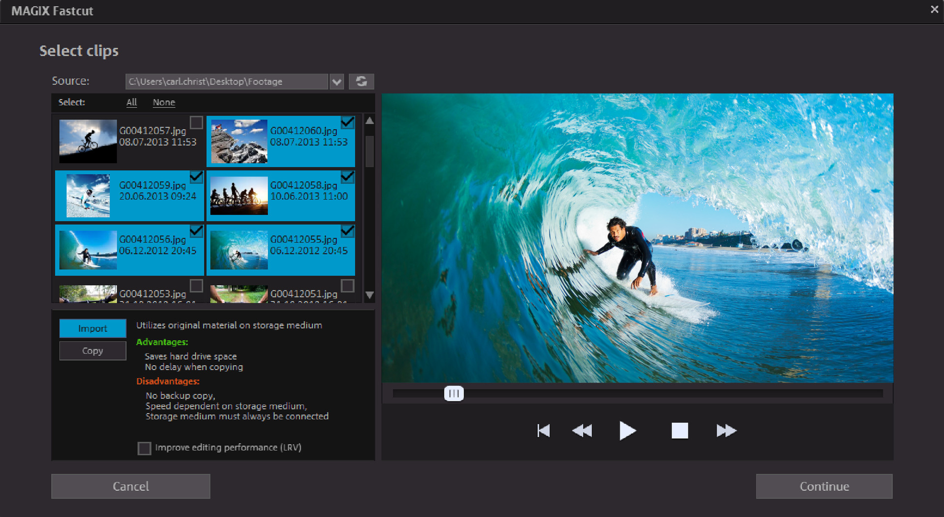 MAGIX Fastcut