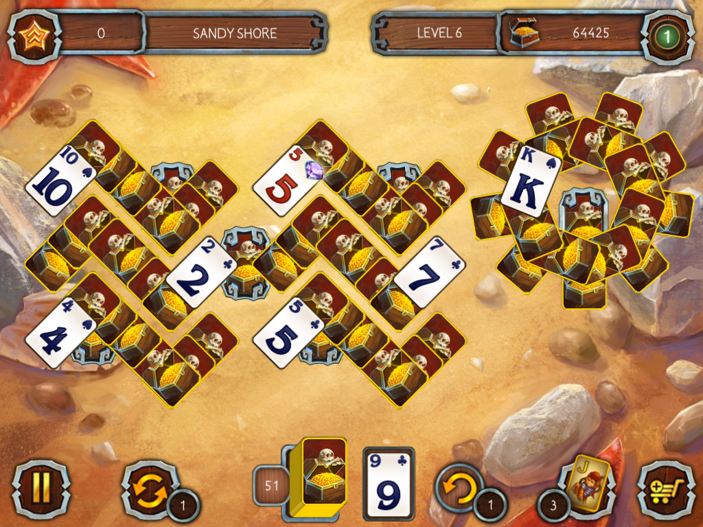 Solitaire Legend of the Pirates 2