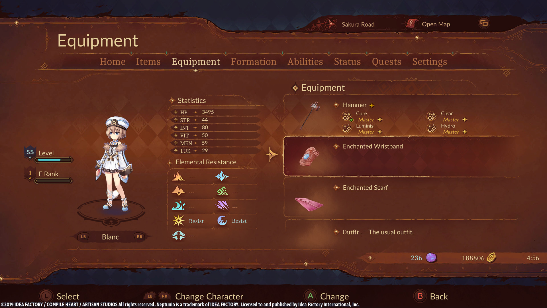 Super Neptunia RPG [Enchanted Series] Equipment Set