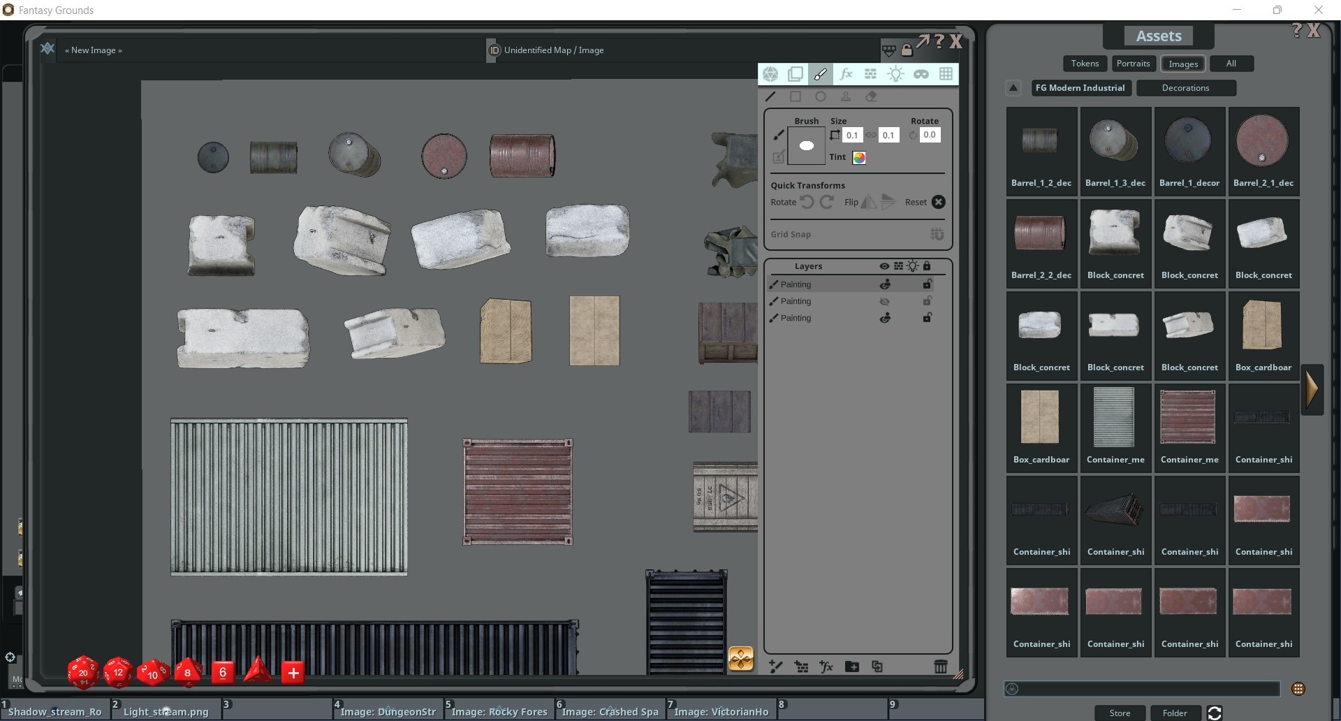 Fantasy Grounds - FG Modern Industrial Map Pack 3