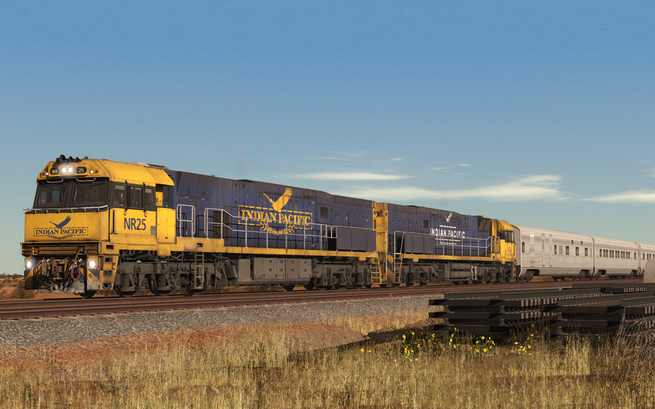 Trainz 2019 DLC - NR Class Locomotive - JBR Indian Pacific Pack