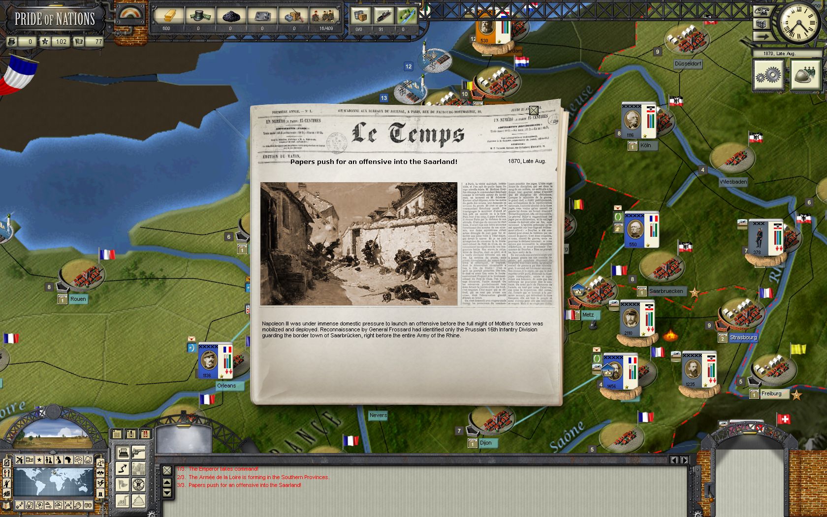 Pride of Nations: The Franco-Prussian War 1870