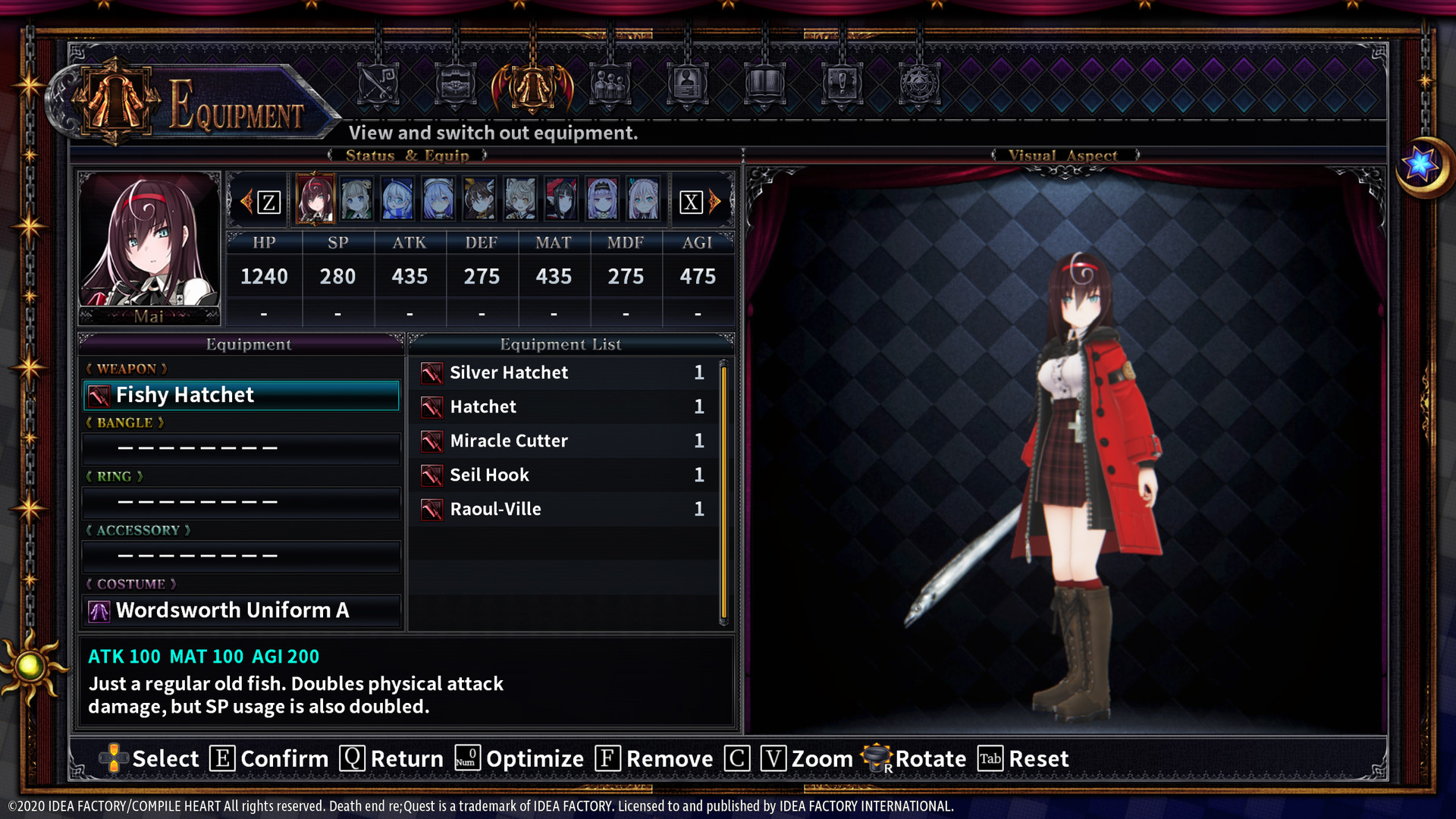 Death end re;Quest 2 - Gag Weapon Set 1