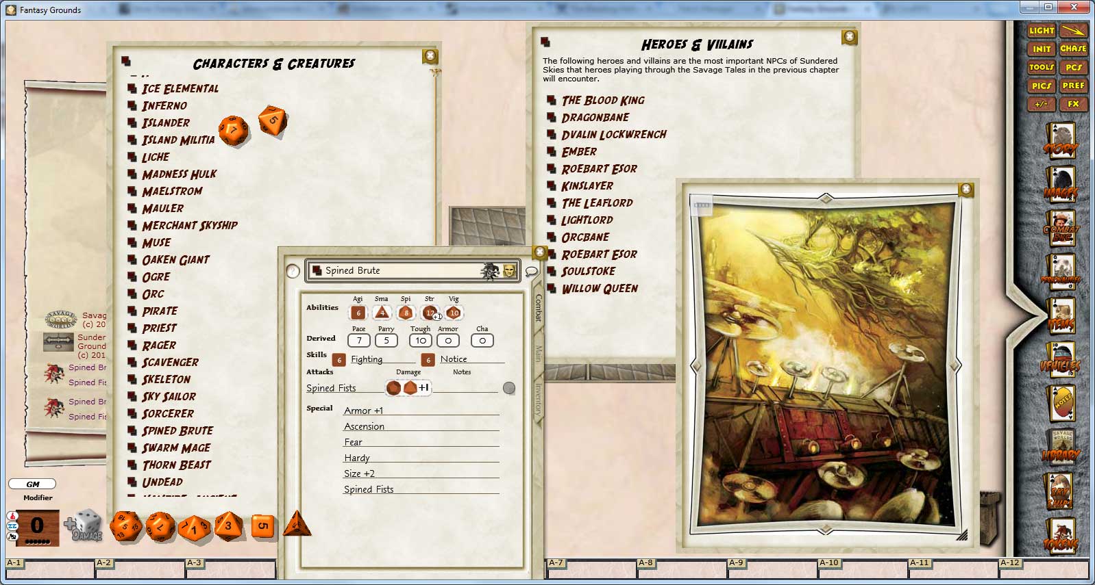 Fantasy Grounds - Savage Worlds Setting: Sundered Skies