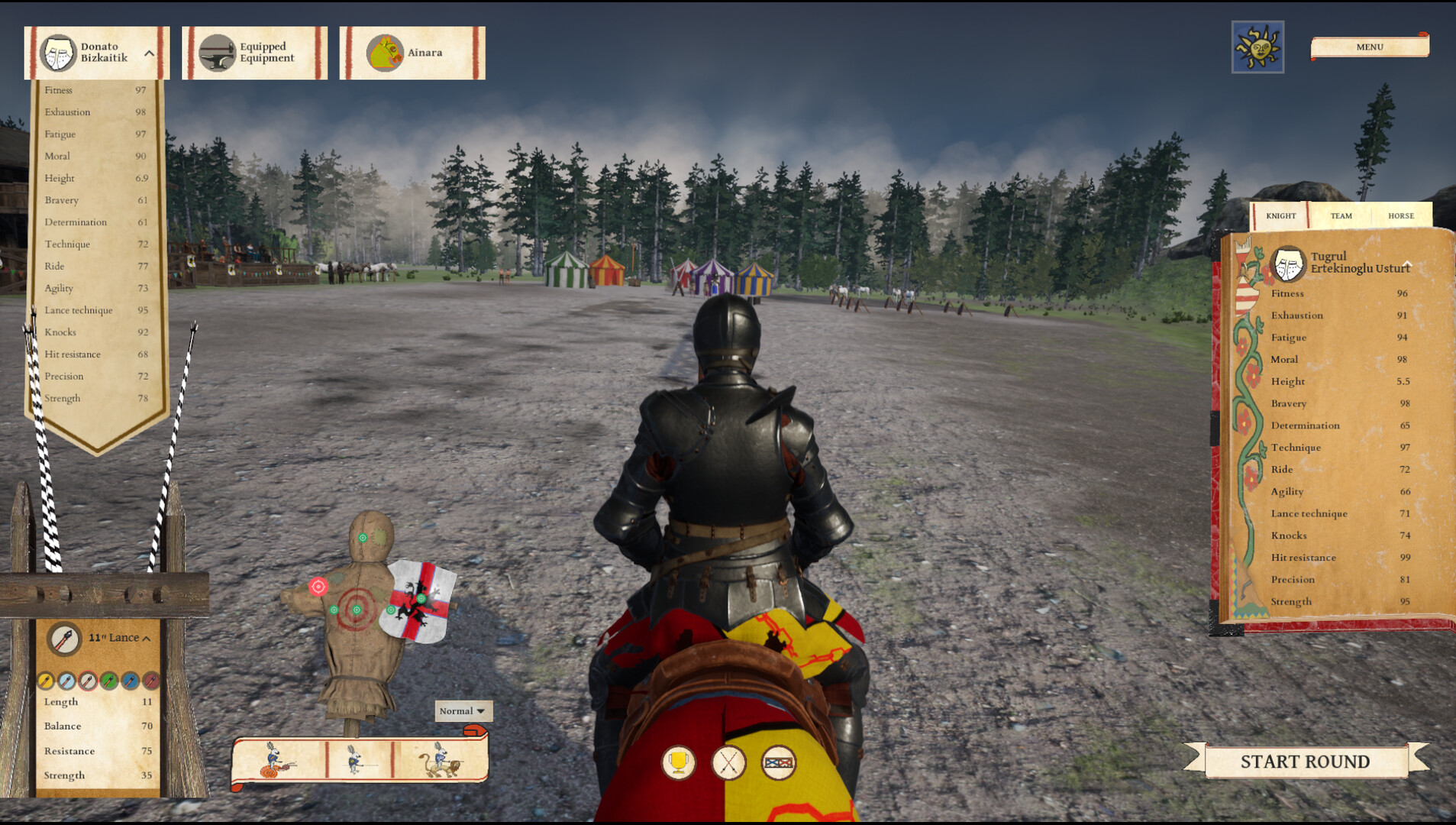 Jousting Manager Demo