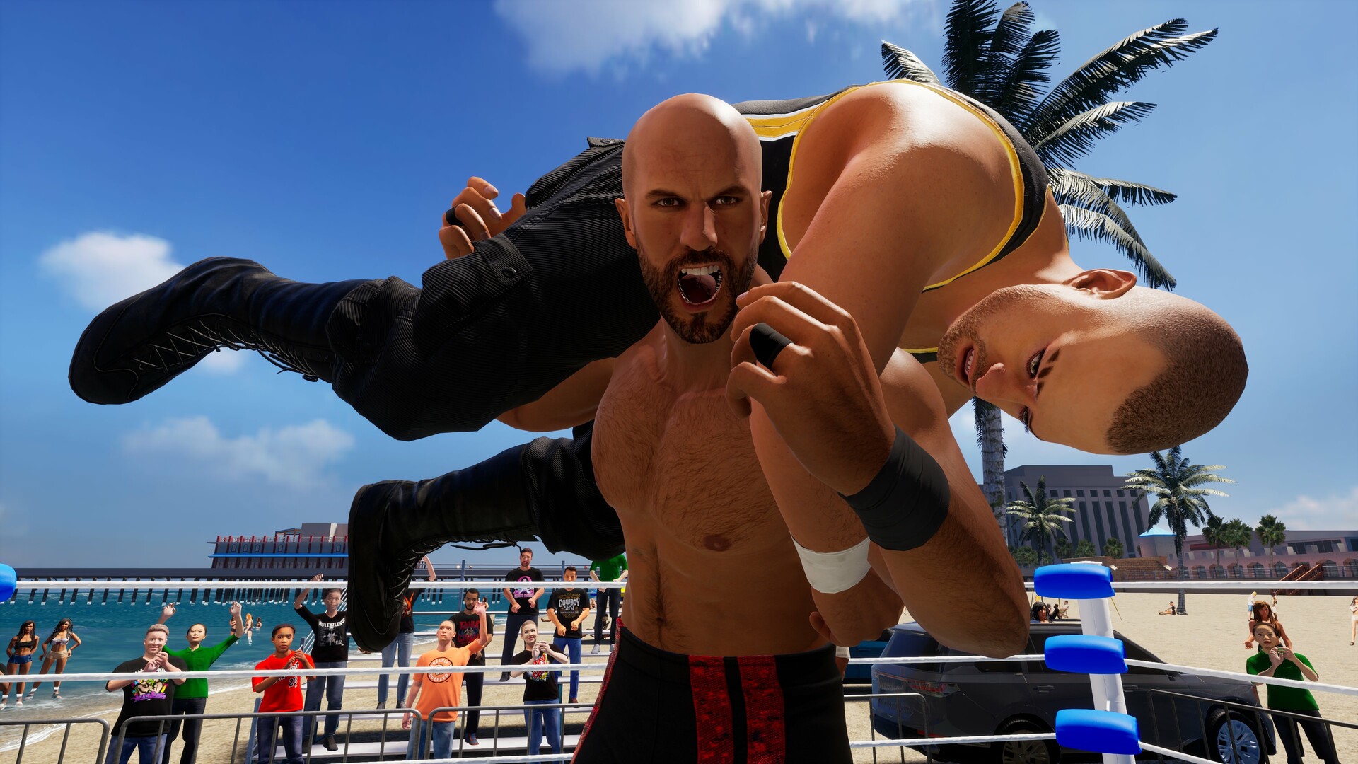 AEW: Fight Forever - Giant Swing in the Ring