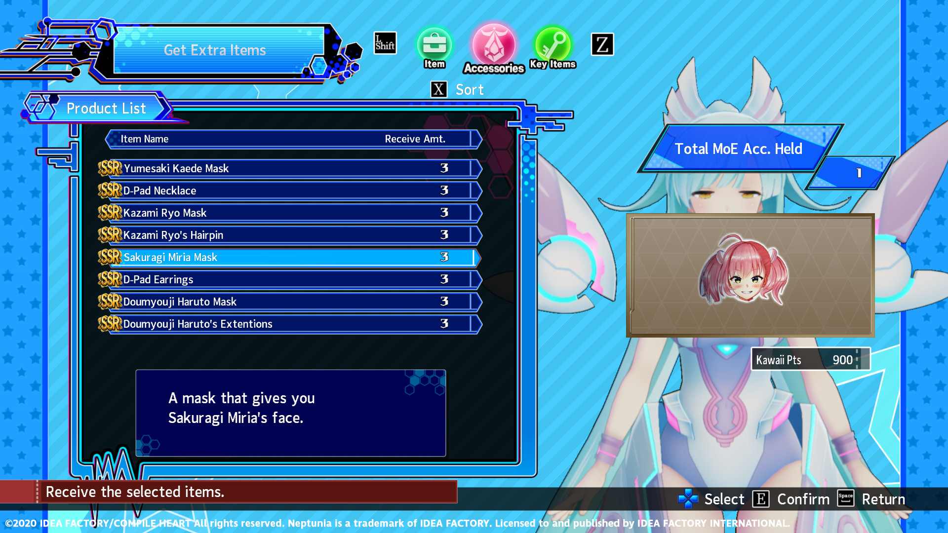 Neptunia Virtual Stars - Game Club Project Pack