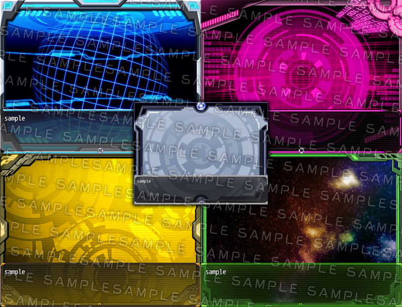 RPG Maker MV - Krachware User Interface Material CYBER
