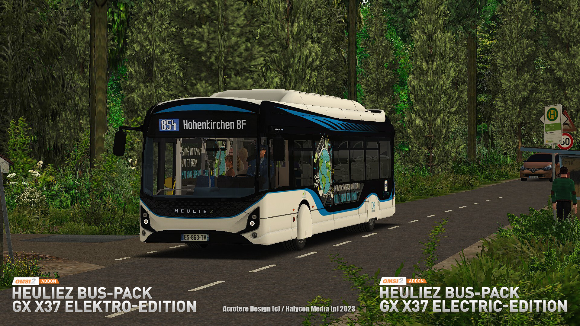 OMSI 2 Add-on Heuliez Bus Pack GX x37 Electric Edition