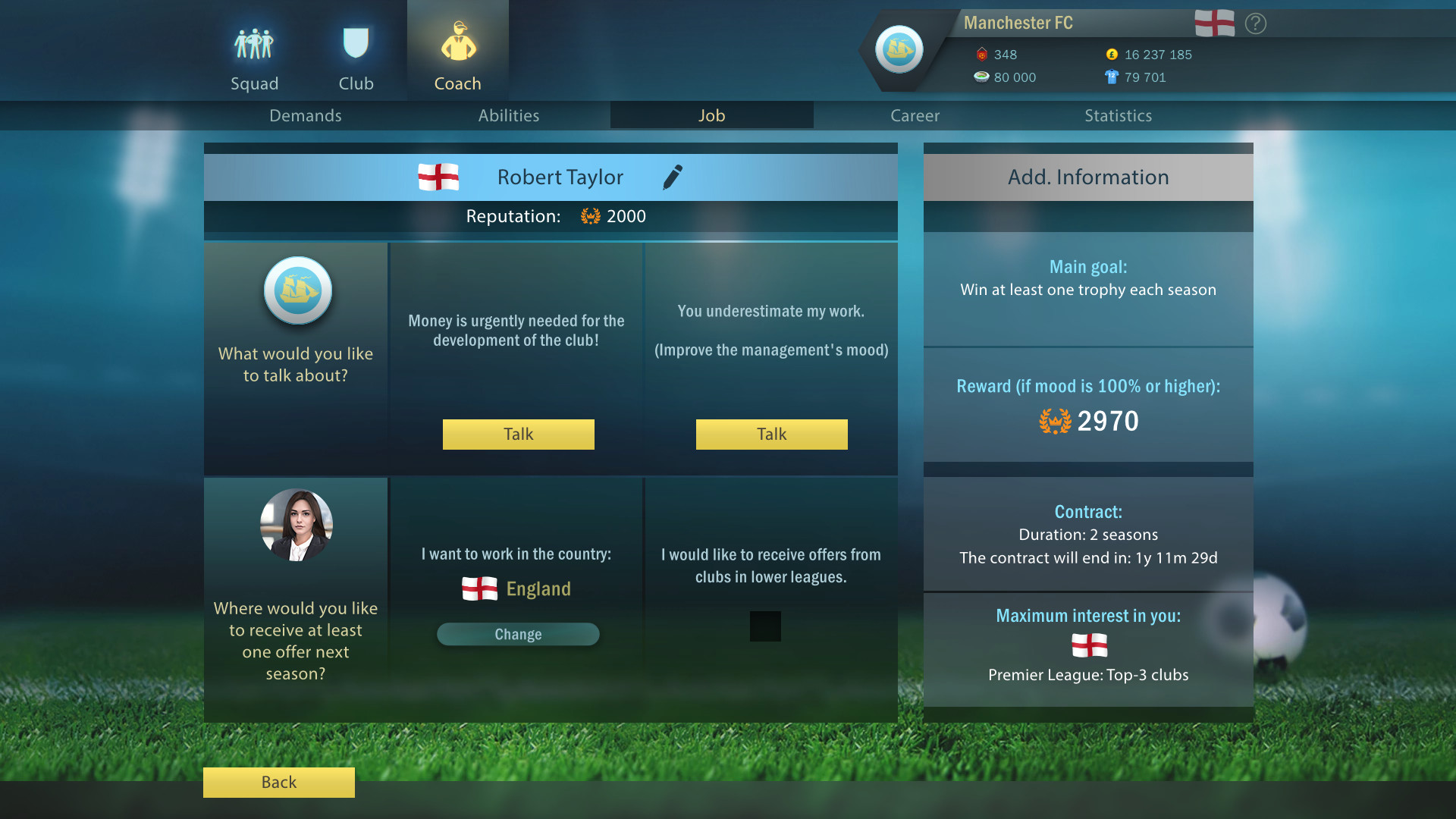 Football, Tactics & Glory: Manager's Journey
