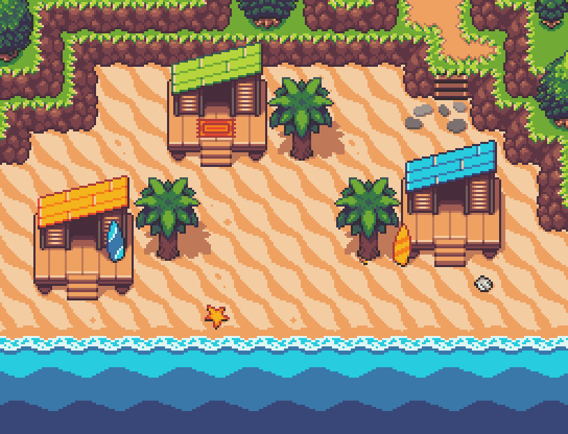 RPG Maker MV - Super Retro World - Exterior Pack