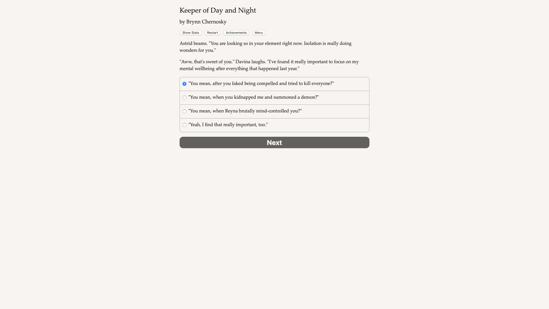 Keeper of the Day and Night Demo