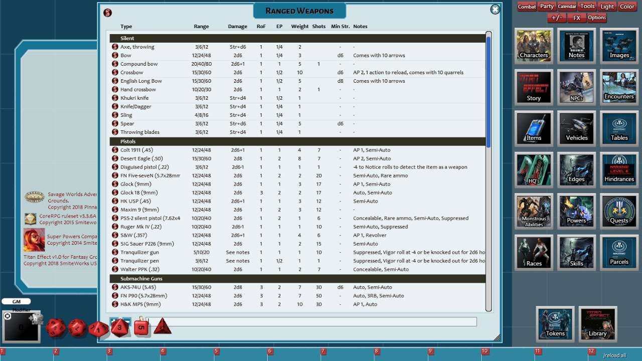 Fantasy Grounds - Titan Effect (Savage Worlds)