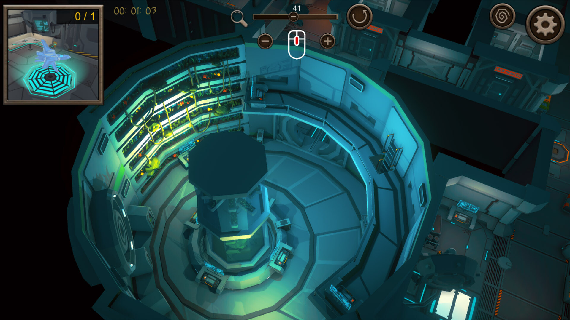 Hidden Space Top-Down 3D