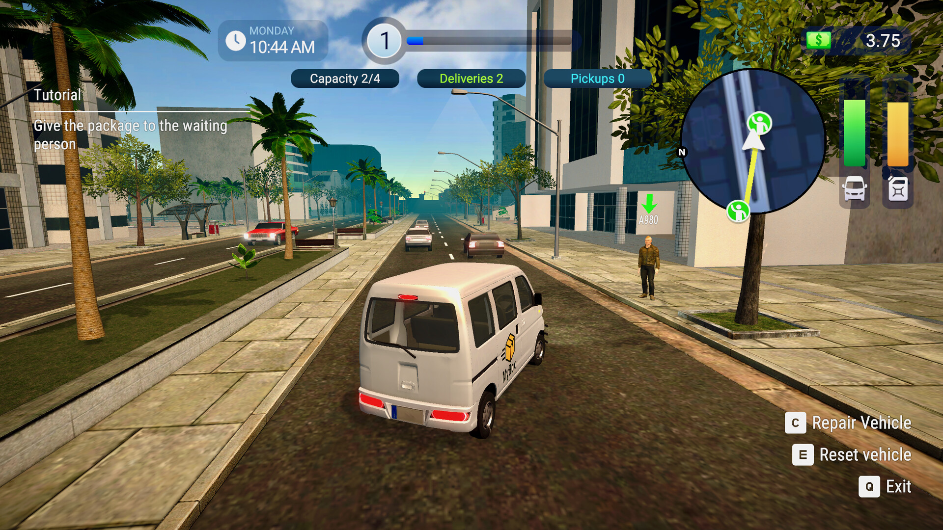 Parcel Delivery Simulator