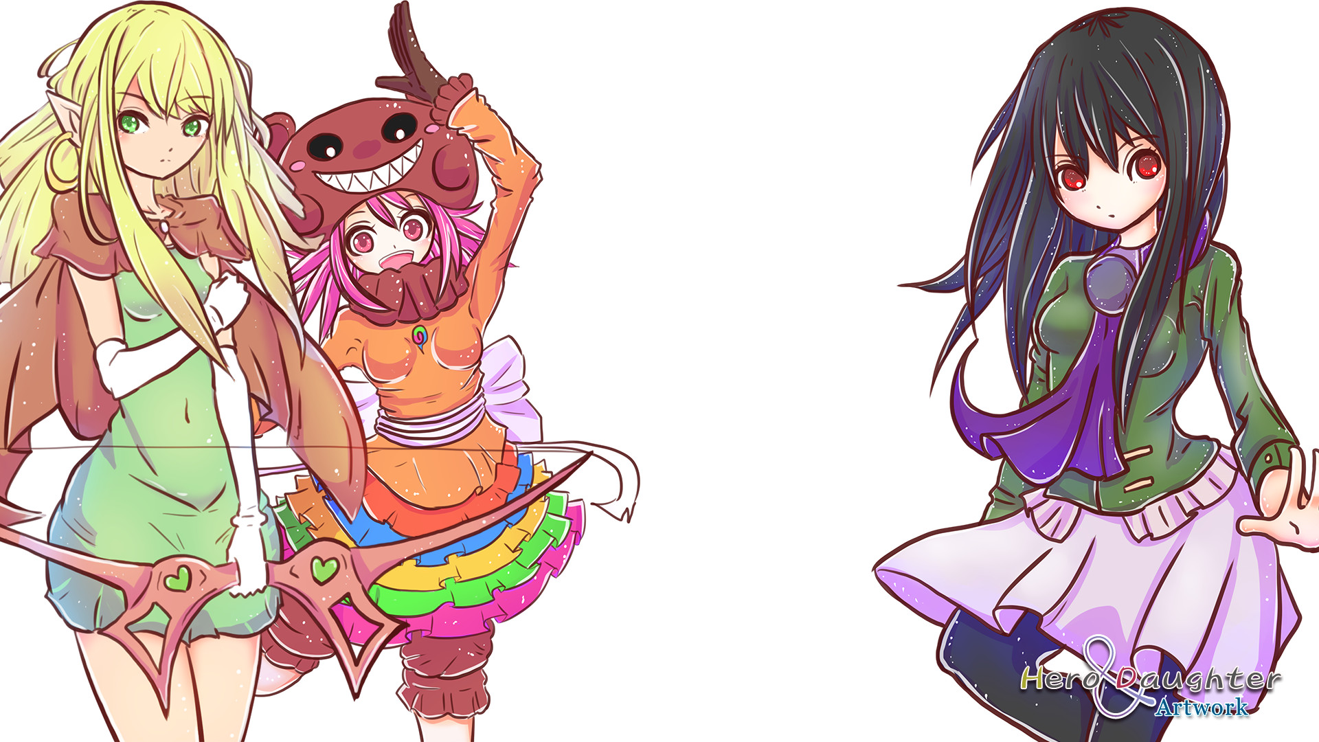 RPG Maker VX Ace - Hero & Daughter Artwork
