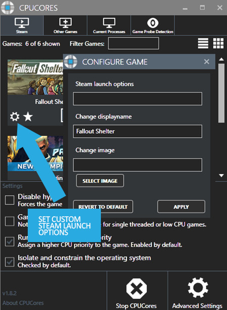 CPUCores :: Maximize Your FPS