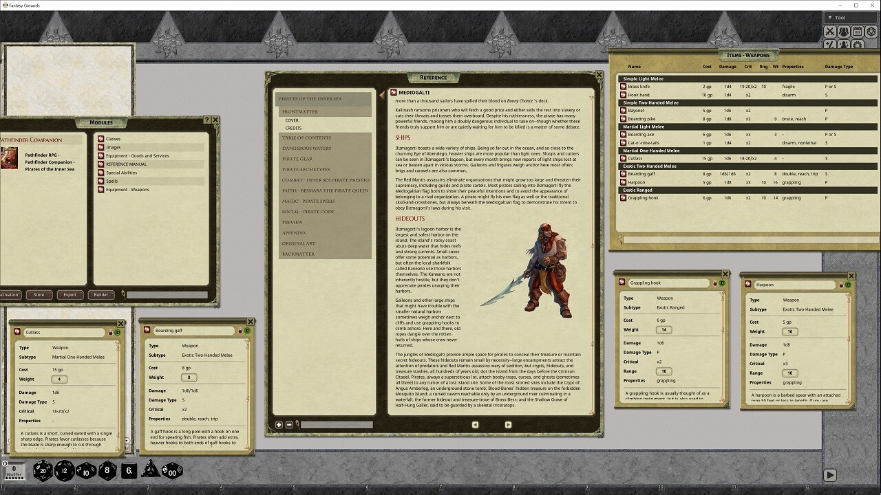 Fantasy Grounds - Pathfinder RPG - Pathfinder Player Companion: Pirates of the Inner Sea