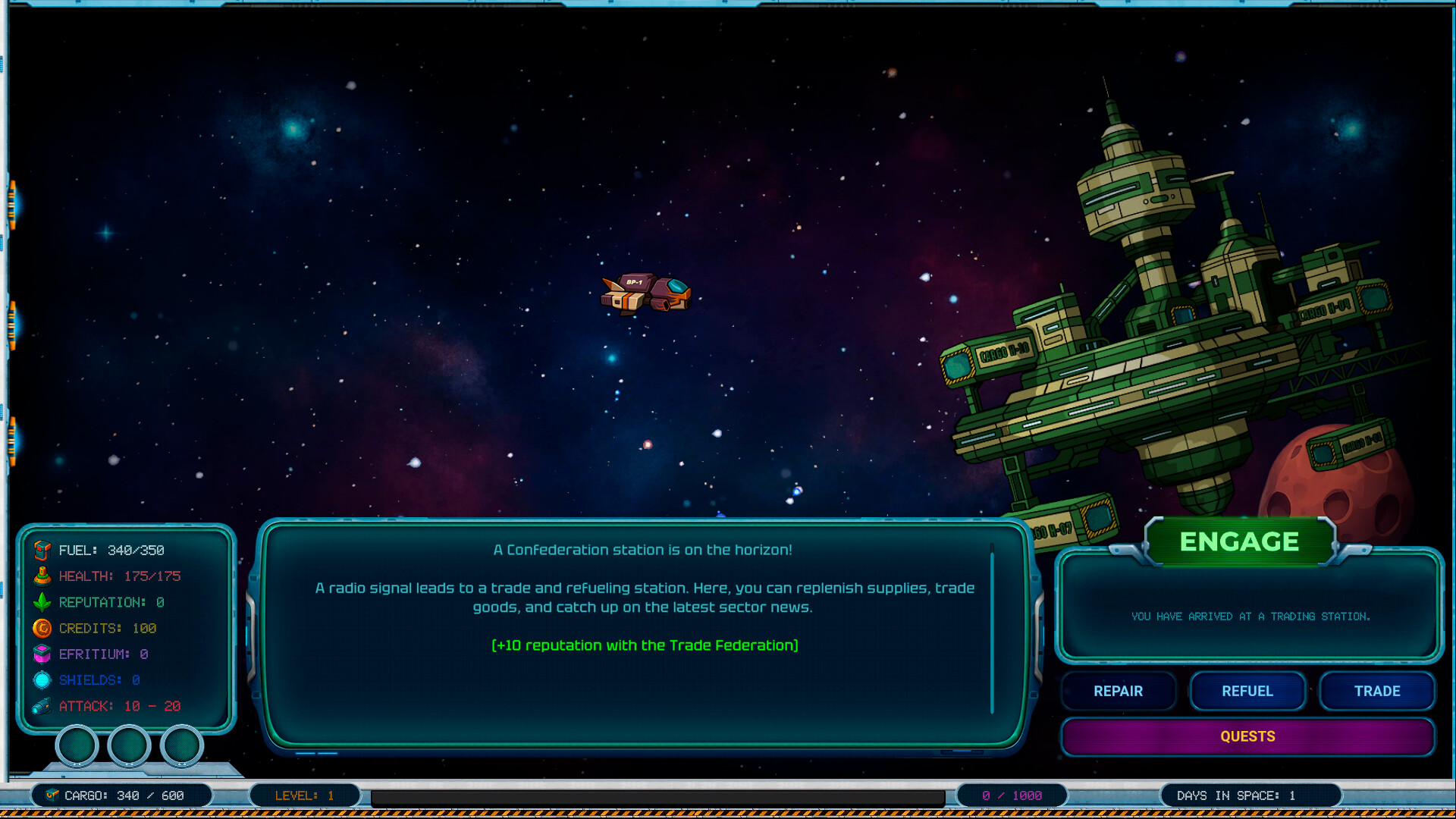 Stellar Freight: Echoes of the Void