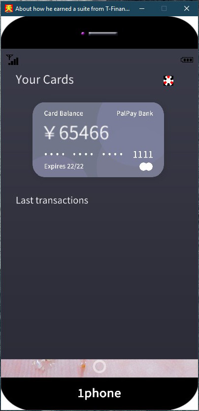 About how he earned a suite from T-Financial Platform in four months
