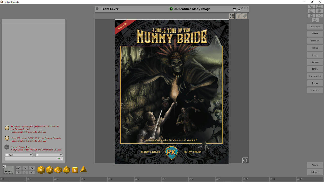 Fantasy Grounds - Jungle Tomb of the Mummy Bride