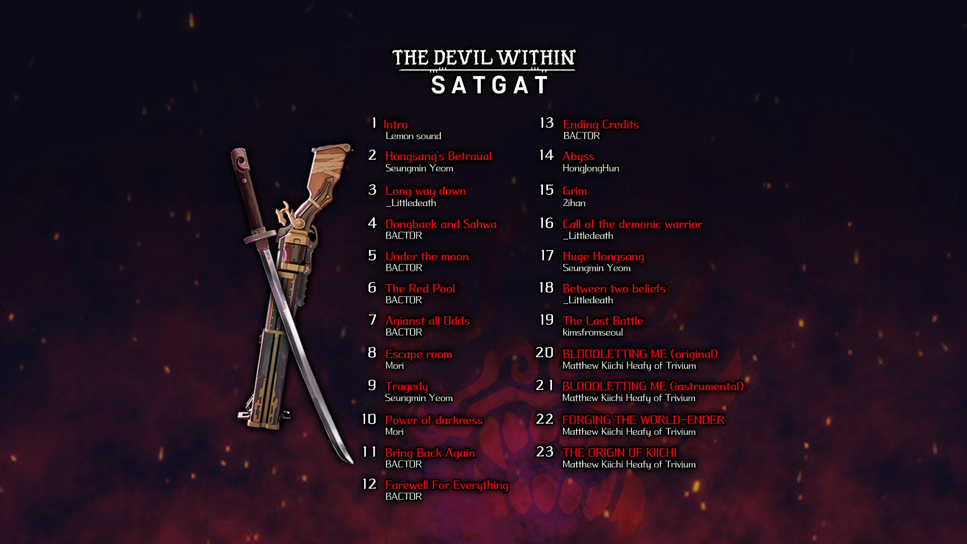 The Devil Within: Satgat Soundtrack