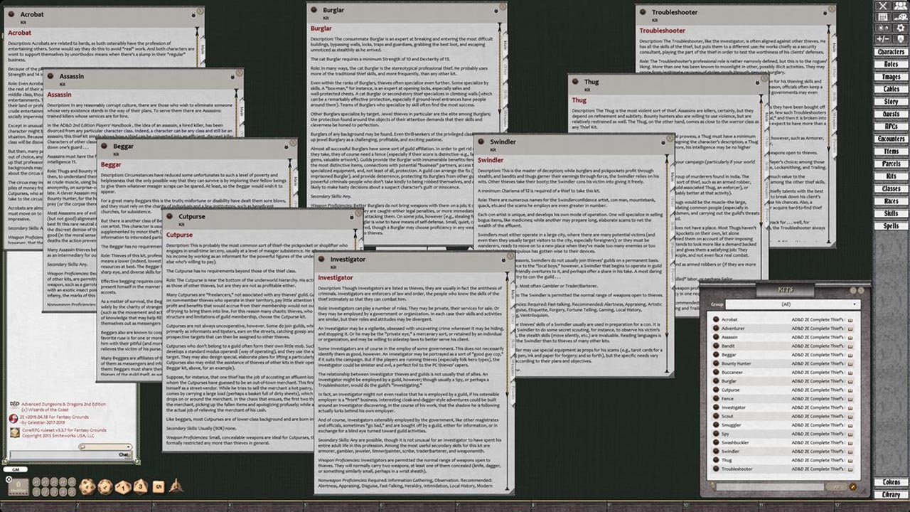 Fantasy Grounds - D&D Classics: Complete Thief's Handbook