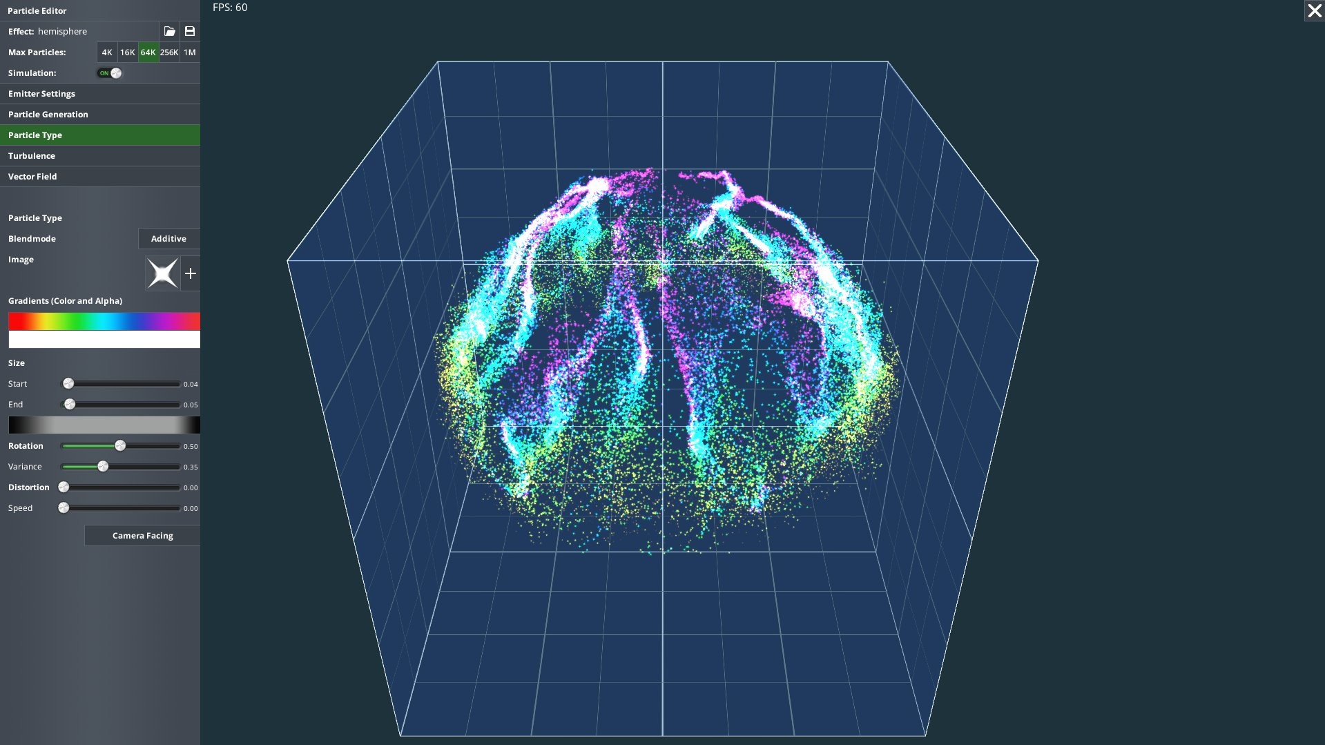 AppGameKit Studio - Particle Editor