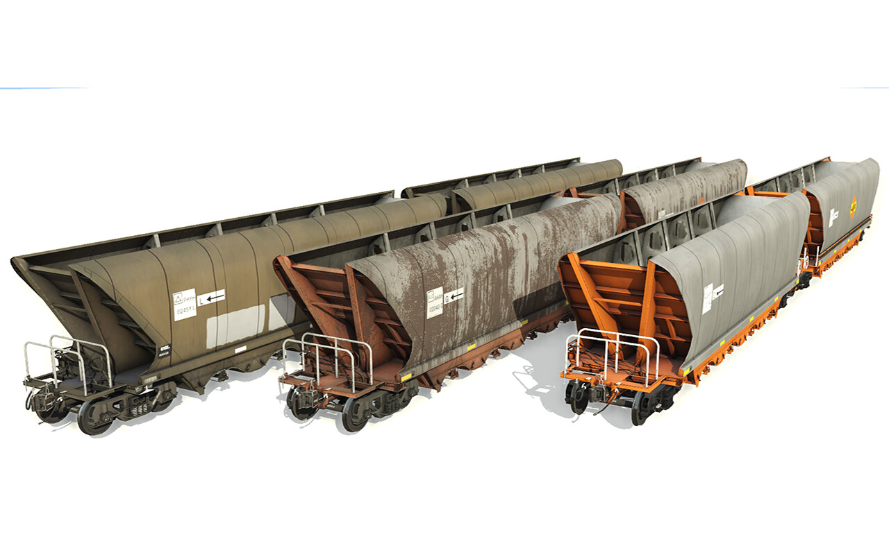 Trainz 2019 DLC - NSW Bradken 120T Coal Hopper Mega Pack