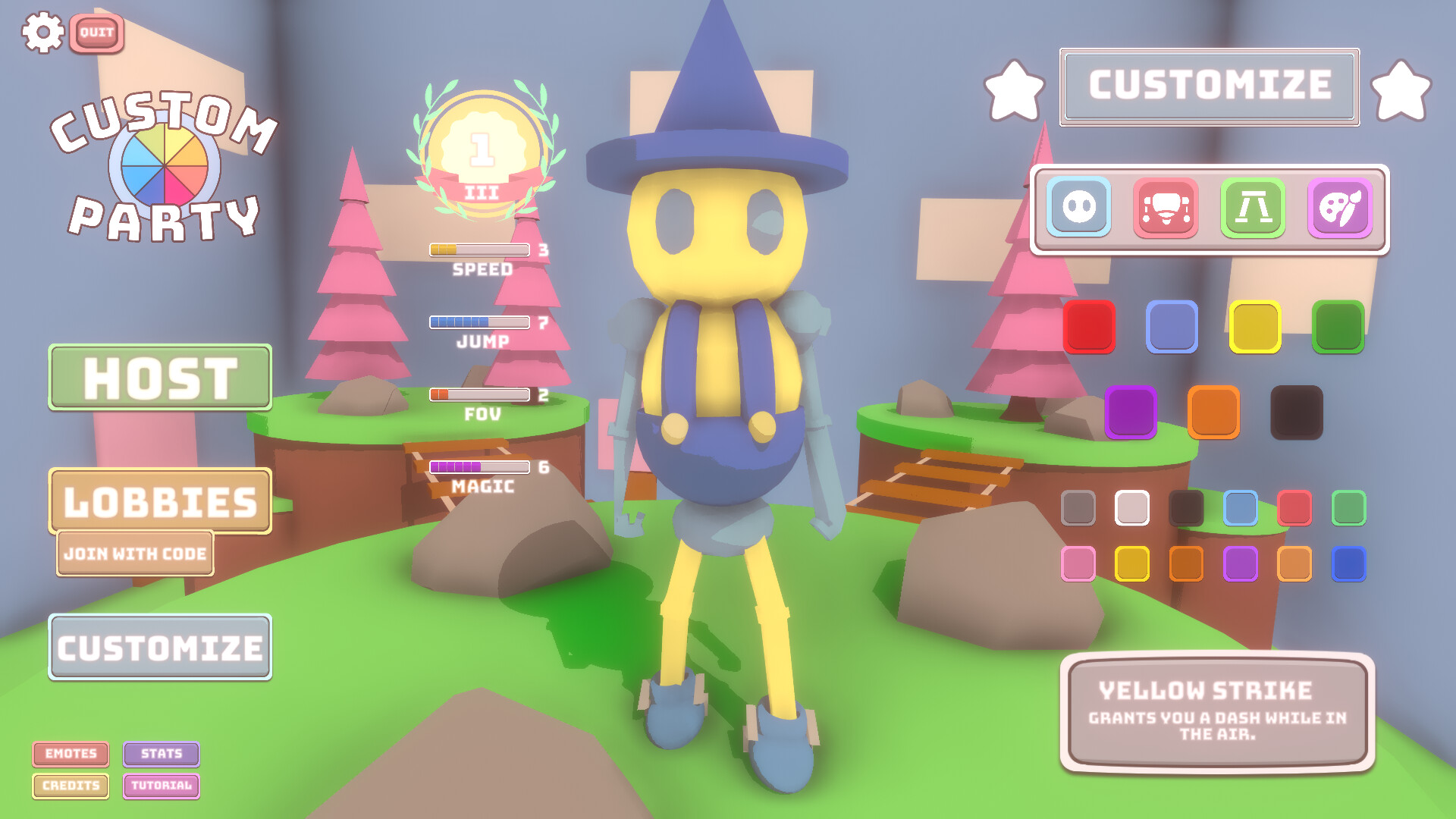 Custom Party - Metal Colors
