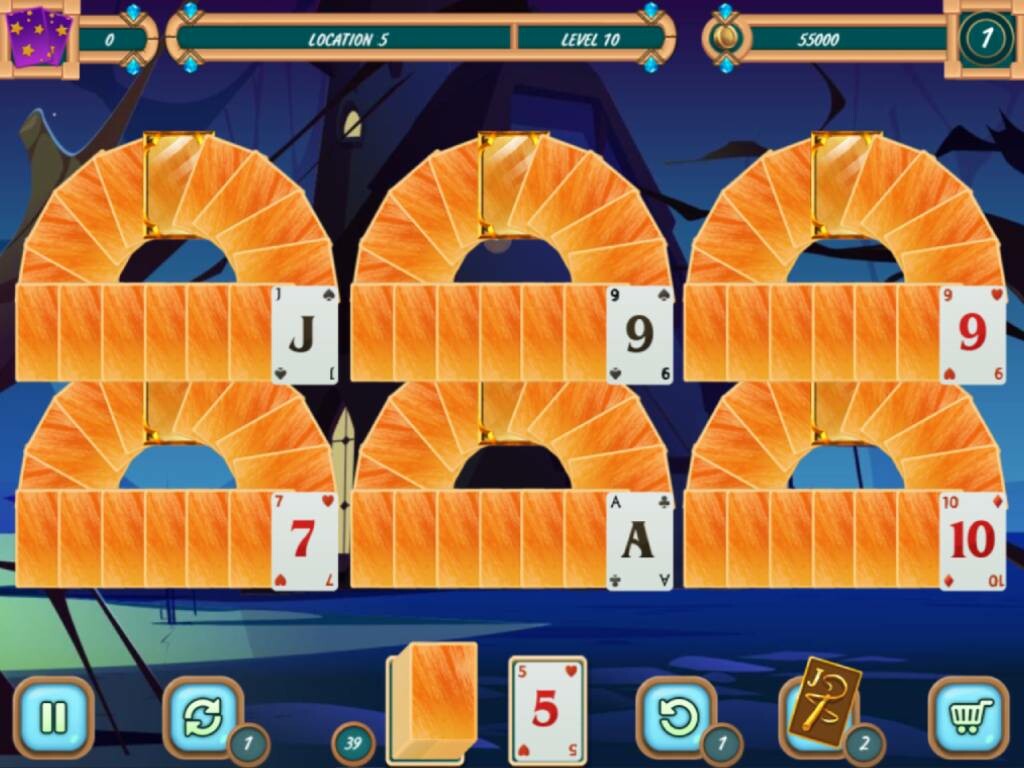 Sweet Solitaire. School Witch 3