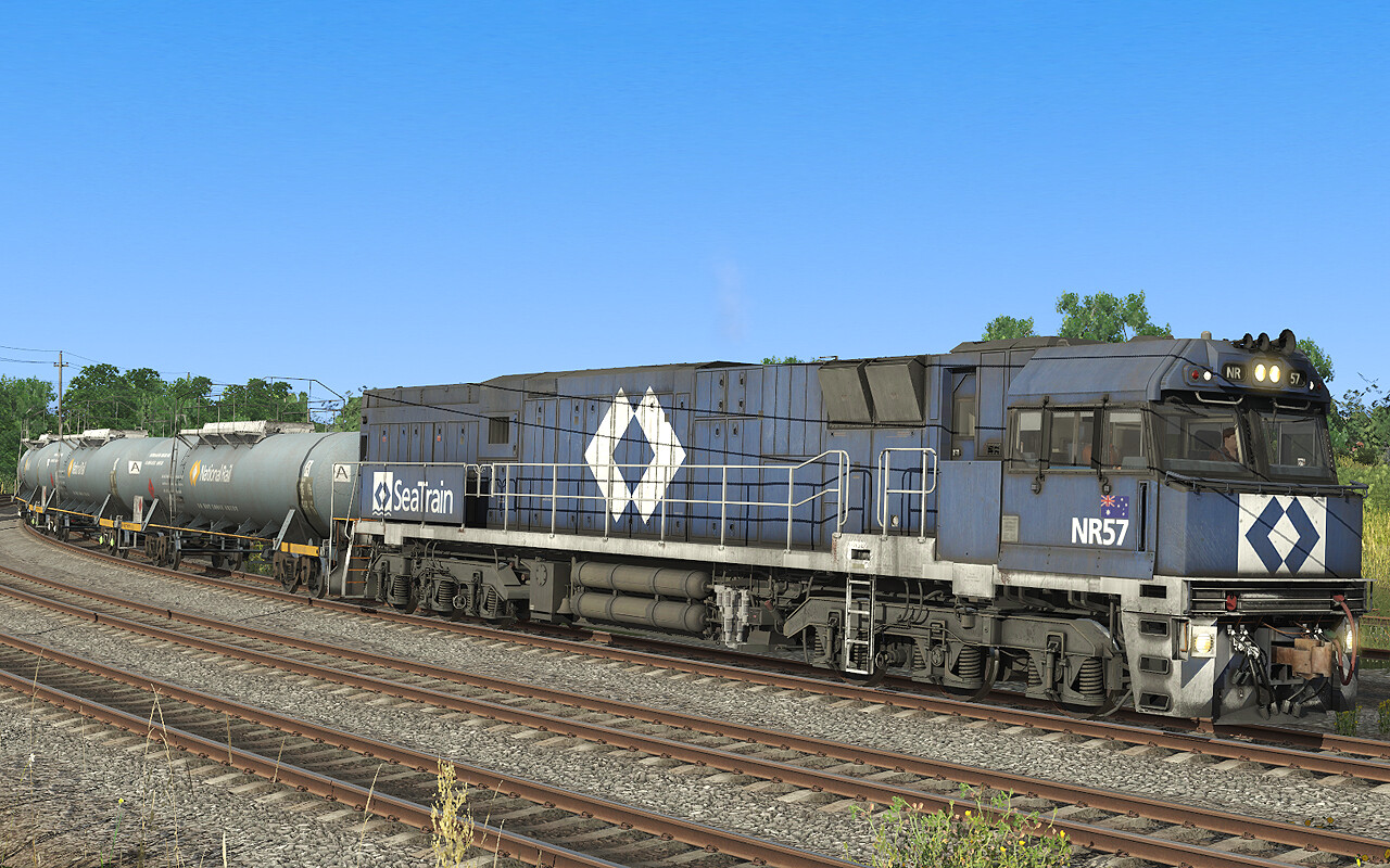 Trainz 2019 DLC - NR Class Locomotive - SeaTrain Pack