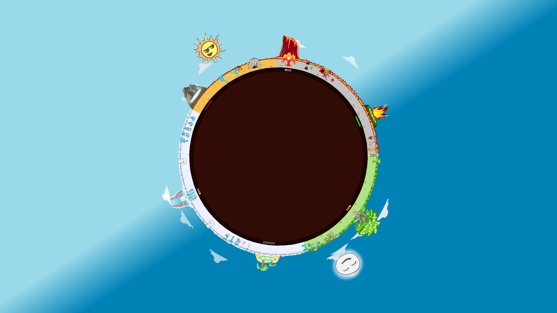 Frostfire Planet