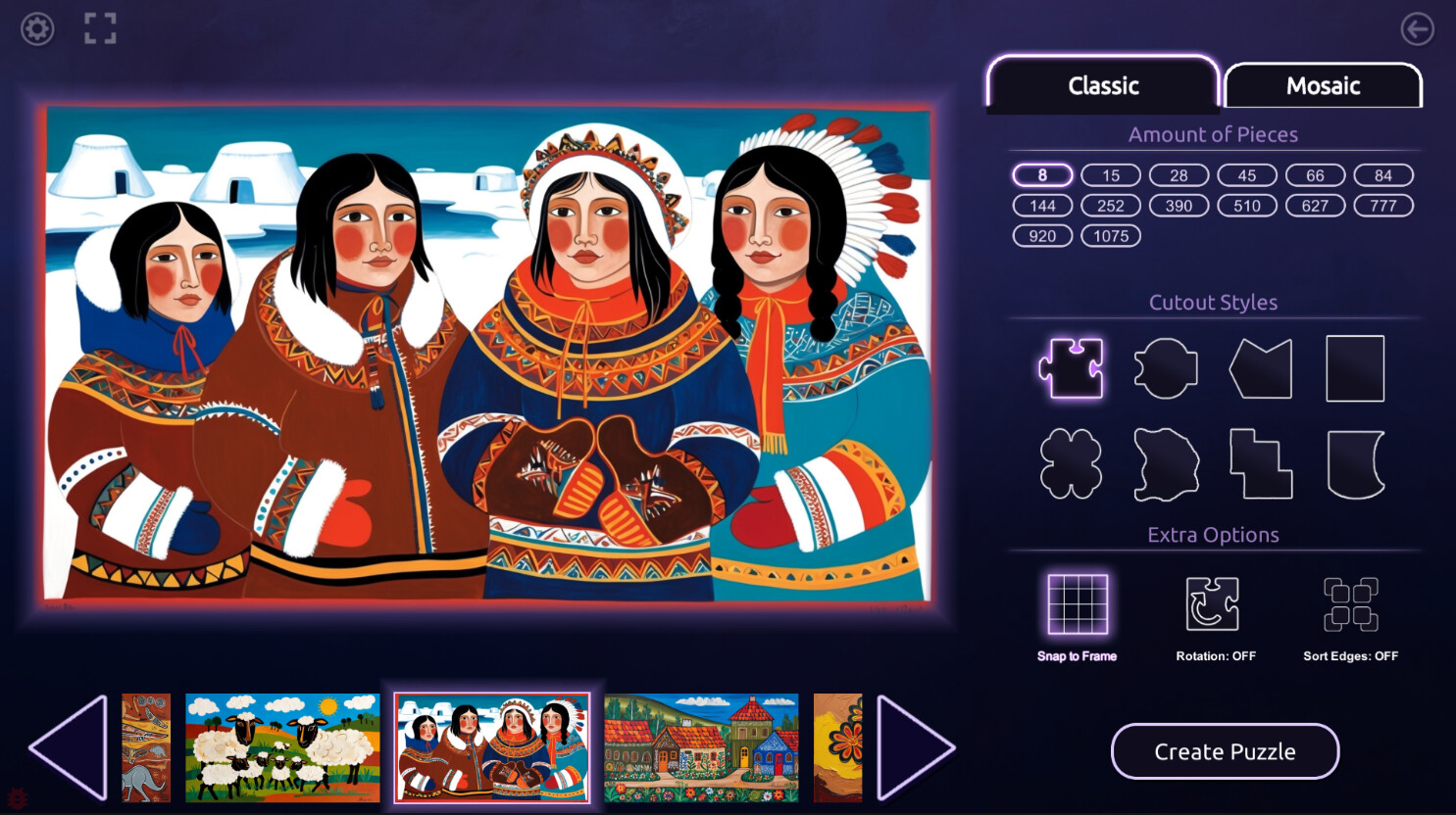 Master of Pieces © Jigsaw Puzzle DLC - Folk-Art