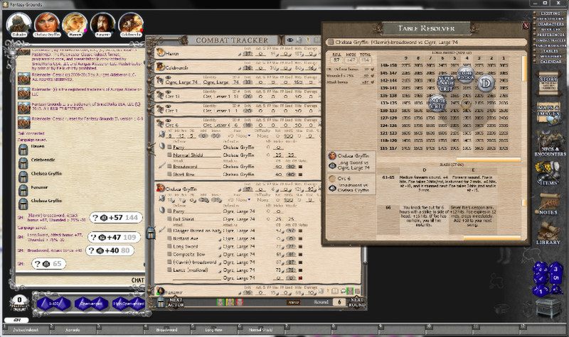 Fantasy Grounds - Rolemaster Classic Ruleset